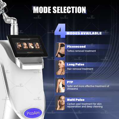 15.6 Inch Color Touchable Screen Nd Yag Laser Picosecond Laser Tattoo Removal Machine