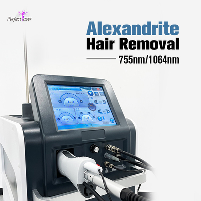 Long Pulse Nd Yag Laser Hair Removal Machine Alexandrite 755nm 1064nm
