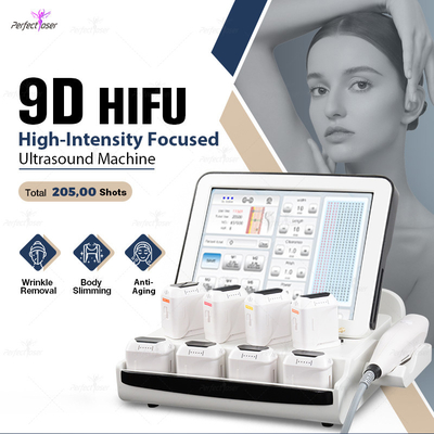 12 Inch Touch Screen HIFU Beauty Machine 9D Face Lift Remove Wrinkle Body Slimming