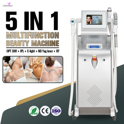 5 In 1 Laser Hair Tattoo Removal Treatment Multifuntional Cost Effective Nd Yag Picosecond