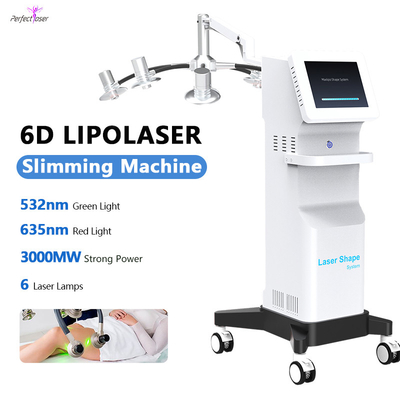 Healthy Fat Removal 6D Laser Weight Loss Machine Body Shape Slim Slimming Equipment
